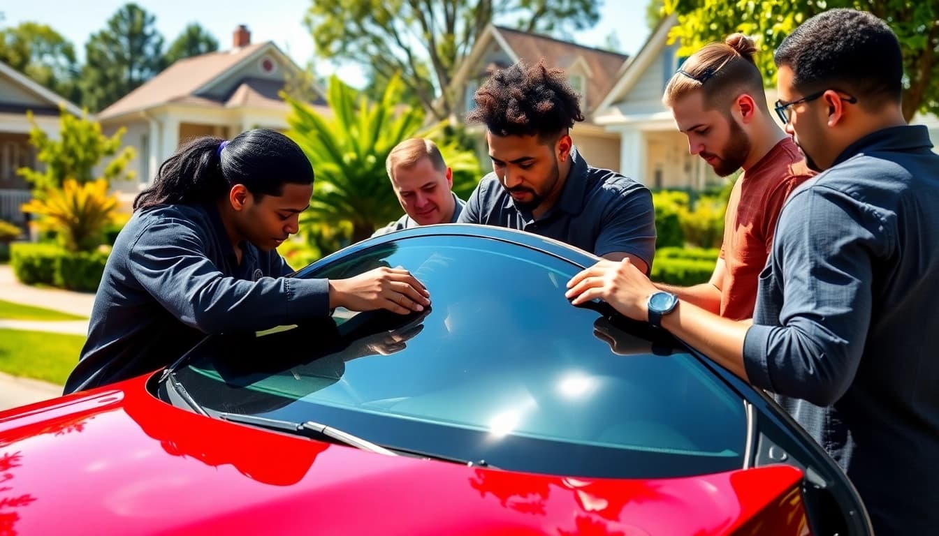 Apply window tint Chattanooga for enhanced car aesthetics and comfort.
