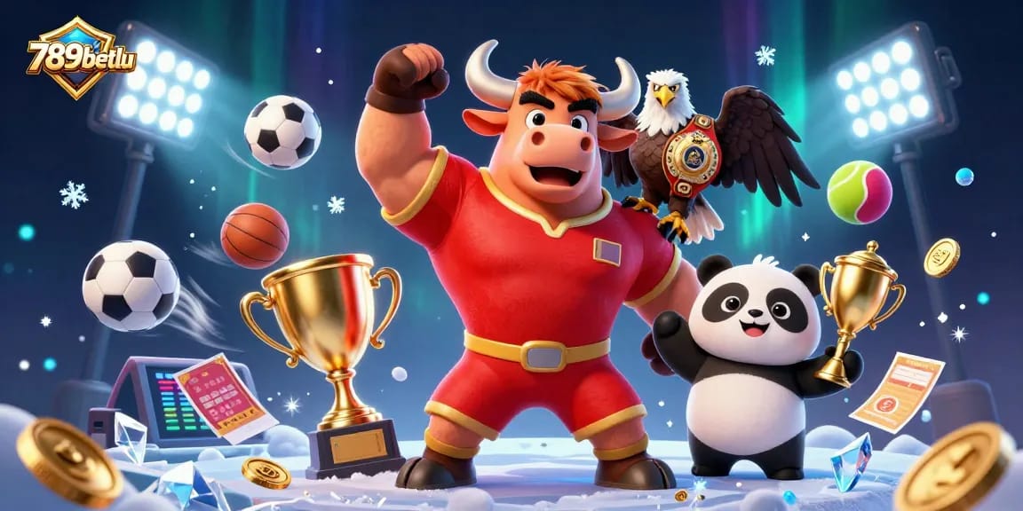 Win big with 789betlu playing engaging sports betting games in an energetic casino scene.