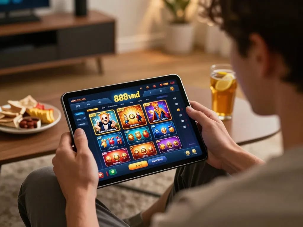Experience online gaming excitement with 888vnd, showcasing dynamic gameplay interaction.
