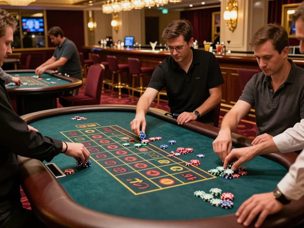 Engaging roulette gameplay at high-stakes casino showcasing bbl5555 excitement and strategy.