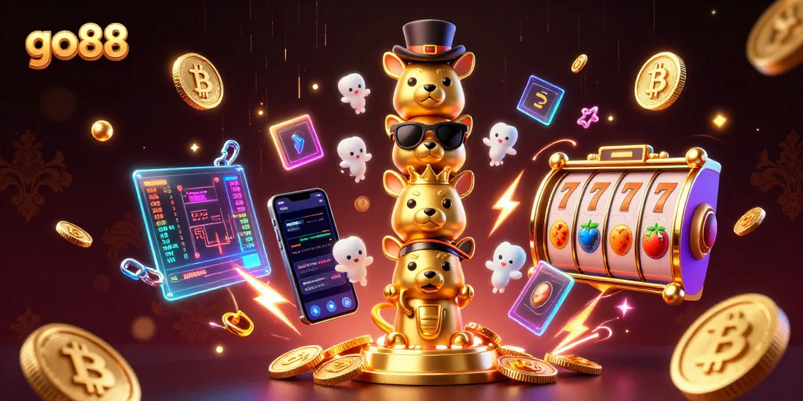 Engage in exciting gameplay with go 88's vibrant casino scene showcasing animated elements.