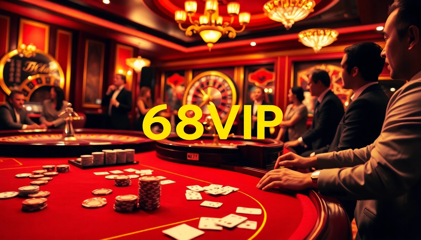Experience the thrill of winning at 68VIP casino with exciting gameplay at luxurious tables.