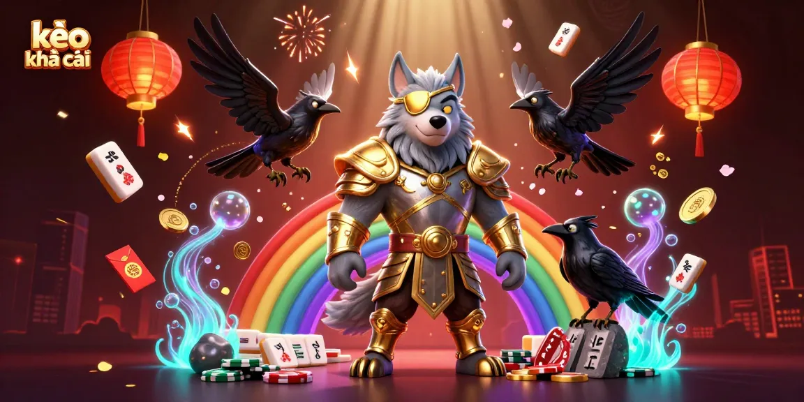 Experience thrilling kèo nhà cái action with fantasy elements in a vibrant, dynamic casino scene.