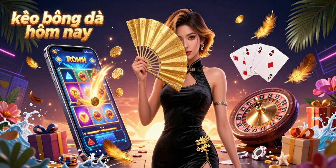 Engage with kèo bóng đá hôm nay by betting confidently with a stunning visual showcasing dynamic casino elements.