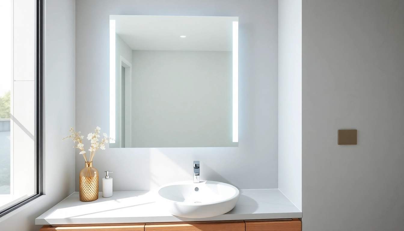 Transform your led mirror bathroom with sleek design and integrated lighting for a modern touch.