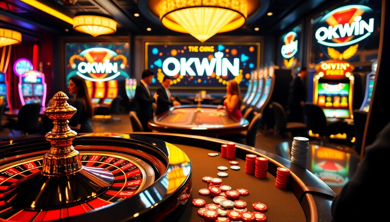 Experience the excitement of gambling at OKWIN with vibrant tables and lively gameplay.