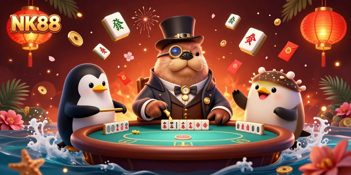 Experience exciting gameplay at NK88 with a vibrant underwater poker scene.