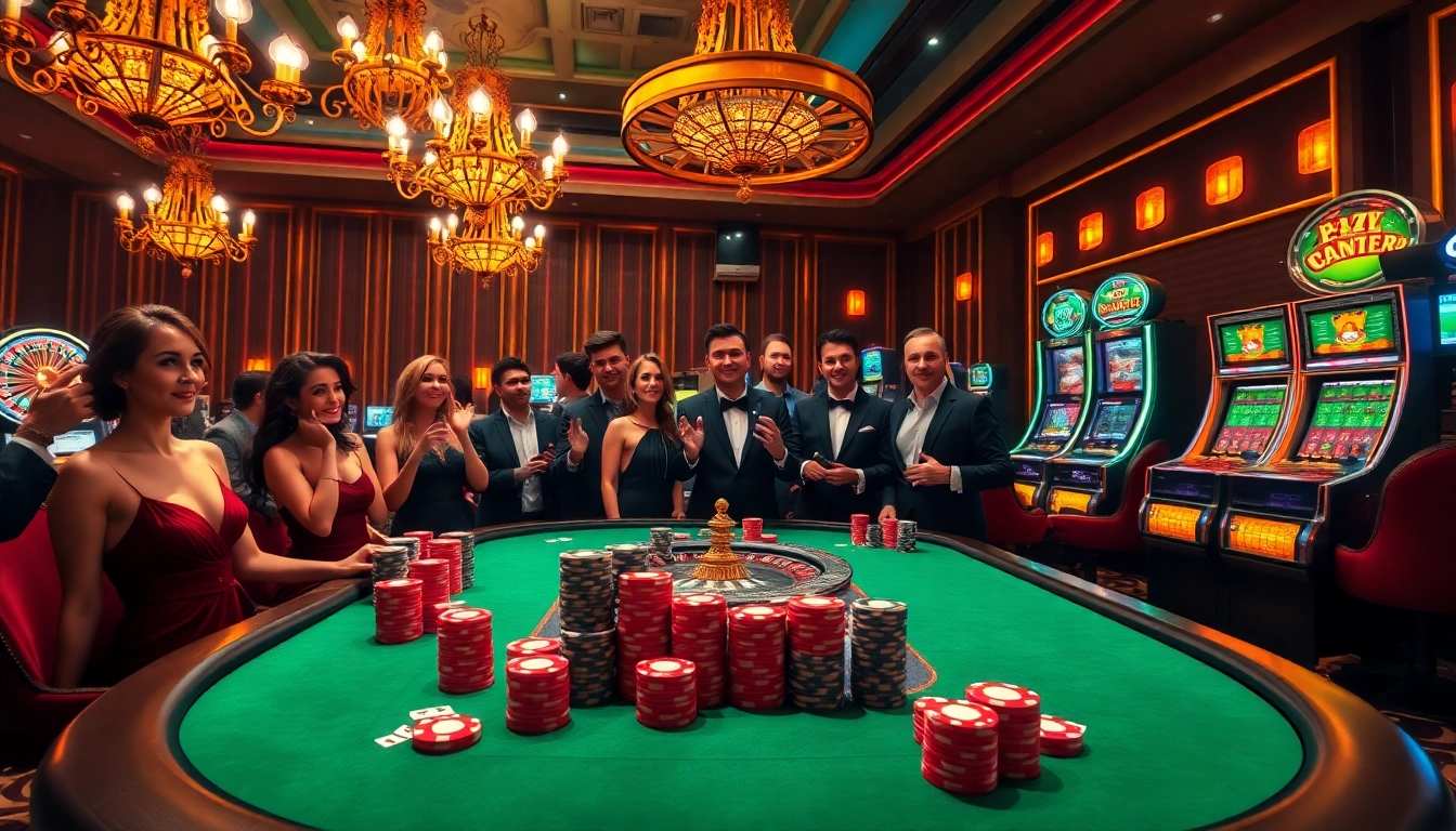 Engaging poker scene with players at a table highlighting https://mm88.observer/ for thrilling gaming experience.