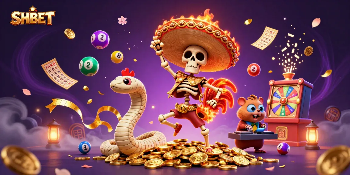Experience thrilling gameplay at SHBET with vibrant, dynamic casino elements in a rich, festive atmosphere.