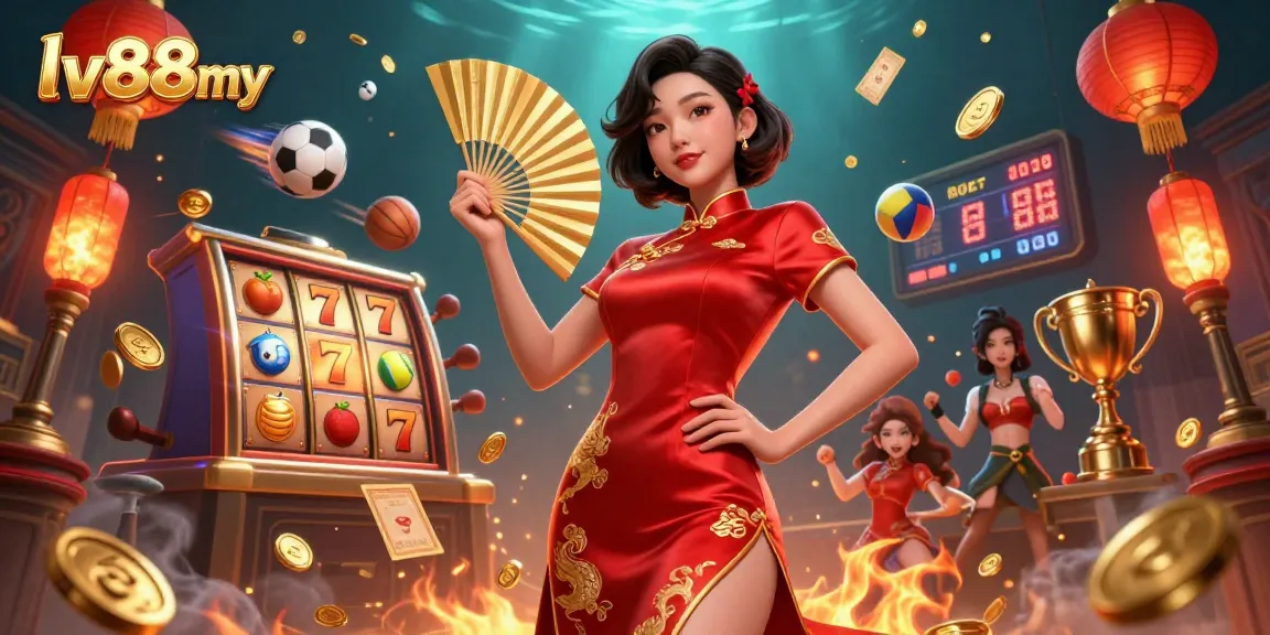 Experience thrilling gameplay at lv88my with vibrant casino action illustrated in stunning detail.